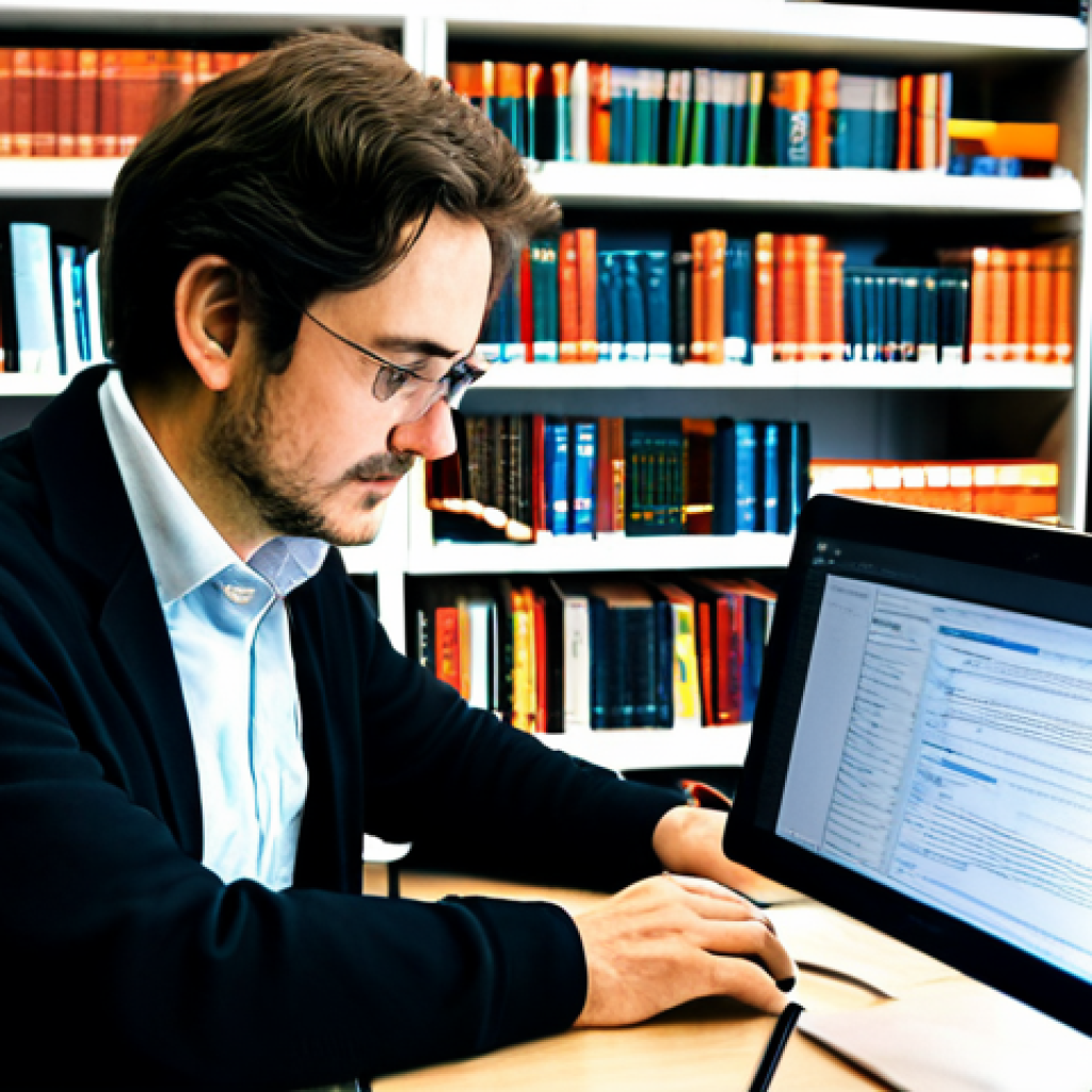 Digital Humanities Research**

"A researcher in a brightly lit, modern library setting, working on a computer displaying a complex network graph of literary characters. Books and academic papers are scattered on the desk, hinting at deep analysis. Fully clothed in appropriate attire, professional environment, safe for work, perfect anatomy, correct proportions, natural pose, well-formed hands, proper finger count, natural body proportions, high-quality rendering, family-friendly, appropriate content, modest clothing."

**