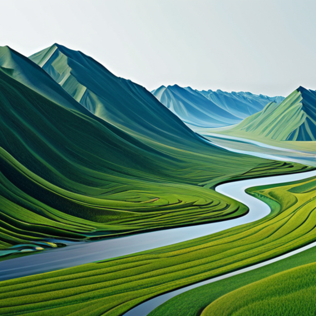 융합 연구의 사례 기반 학습 - Data Analysis & Art**

"Abstract data visualization transforming into a beautiful landscape painting...