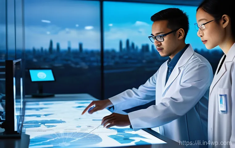 융합 연구에서의 문화적 차이 고려 - **Prompt 1: Cultural Synergy in a Global Research Lab**
    "A vibrant, brightly lit research labora...